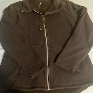 Skechers Black Zip-Up Fleece Jacket